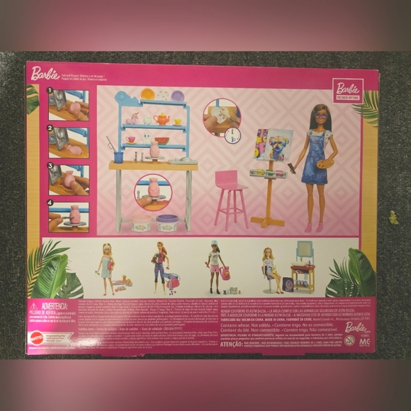 Brand New in Box Barbie Self care Kit dough set - Picture 2 of 2